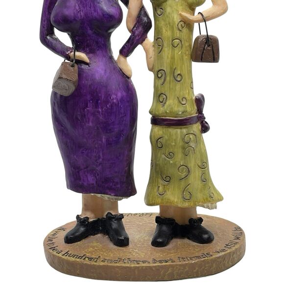 Sandy Gervais “If We Live To Be a 103 Best Friends We Will Be” Figurine - Picture 8 of 13